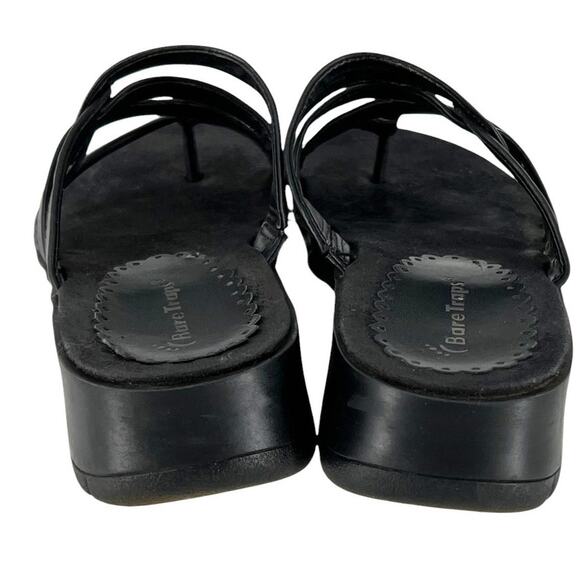 Bare Traps Strappy Spring Summer Slip On Thong Sandals Black Size 7.5M - Picture 7 of 16